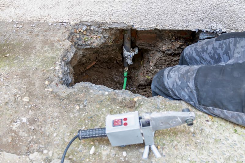Underground Plumbing Service detail
